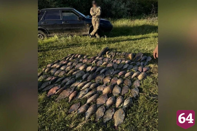 В Саратовской области у двух браконьеров изъяли 129 килограммов рыбы